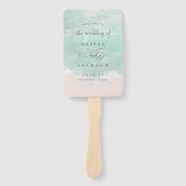 Hochzeitsfeiern am Meer Fächer (Vorderseite)