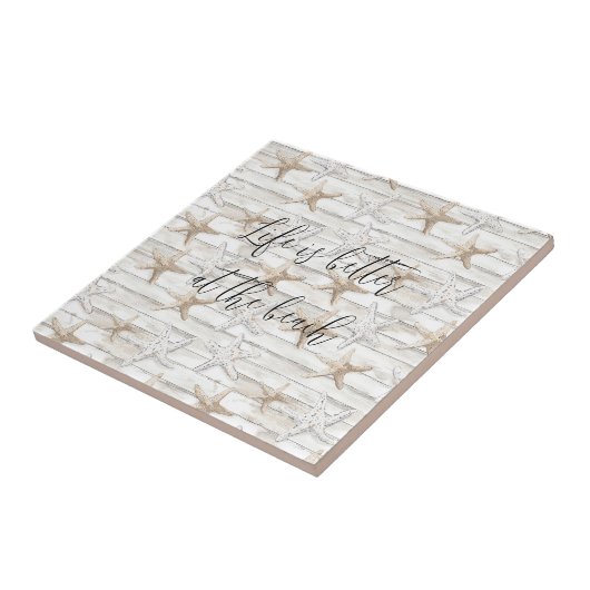 Hochzeitsfeiern am Strand des tropischen Ozeans Fliese (Seite)