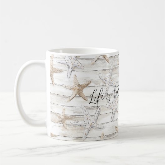 Hochzeitsfeiern am Strand des tropischen Ozeans Kaffeetasse (Links)