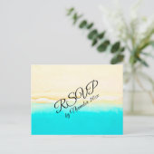 Hochzeitsfeiern am Strand von uAwg Ocean Shore Postkarte (Stehend Vorderseite)