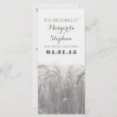 Hochzeitsfeiern auf rustikalem Land Programm (Vorne/Hinten)