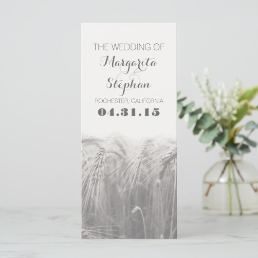 Hochzeitsfeiern auf rustikalem Land Programm (Stehend Vorderseite)