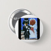 Hochzeitsfeiern Button (Vorne & Hinten)