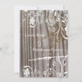 Hochzeitsfeiern Einladung (Rückseite)