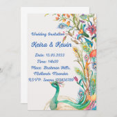 Hochzeitsfeiern: Einladung (Vorne/Hinten)