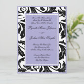 Hochzeitsfeiern Einladung (Stehend Vorderseite)