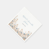 Hochzeitsfeiern für das blaue Land Serviette (Ecke)