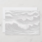 Hochzeitsfeiern für Surfhütten Einladung (Rückseite)