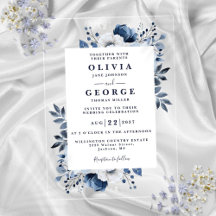 Hochzeitsfeiern in Blau und Weiß