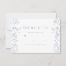 Hochzeitsfeiern in blauen und weißen französischen