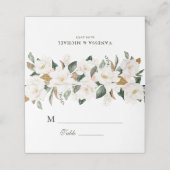 Hochzeitsfeiern in Magnolia Platzkarten (Außenseite Aufgefaltet)