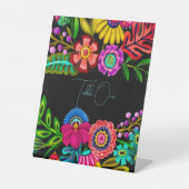 Hochzeitsfeiern in Mexiko-Tischnummern Sockelschild (Vorderseite)