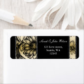 Hochzeitsfeiern in Schwarz und Gold (Insitu)