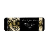 Hochzeitsfeiern in Schwarz und Gold (Vorne)