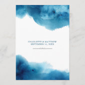 Hochzeitsfeiern Menükarte (Rückseite)