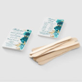 Hochzeitsfeiern mit Aquamariner Wasserfarbe und Go Fächer (Non-assembled)