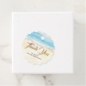 Hochzeitsfeiern mit Aquarellfarben Geschenkanhänger (Beispiel)