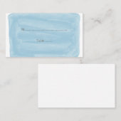 Hochzeitsfeiern mit blauem Wasser - Platzkarten (Vorne/Hinten)