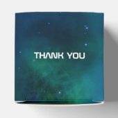 Hochzeitsfeiern mit Blauer und Grüner Galaxie Geschenkschachtel (Oben)