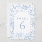 Hochzeitsfeiern mit Blauporzellan Einladung (Vorderseite)