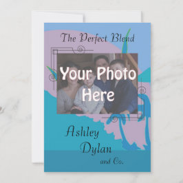 Hochzeitsfeiern mit Blended Family Foto Einladung