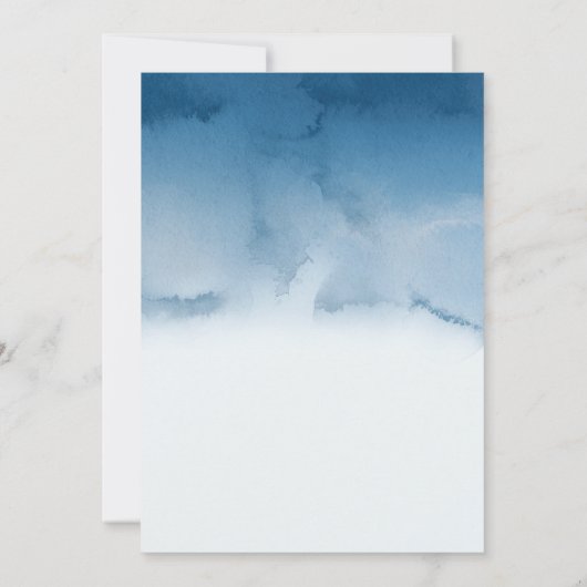 Hochzeitsfeiern mit Blumen Einladung (Rückseite)