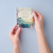 Hochzeitsfeiern mit Blumen Flyer (Gruppe)