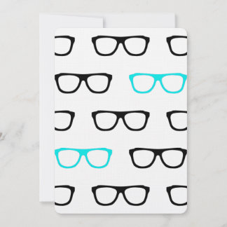 Hochzeitsfeiern mit Brille Einladung