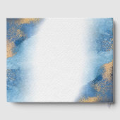 Hochzeitsfeiern mit dem Goldenen Wasser Gästebuch (Rückseite)