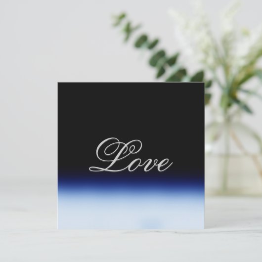 Hochzeitsfeiern mit der Blauen Liebe (Stehend Vorderseite)