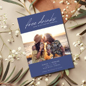 Hochzeitsfeiern mit einem modernen schicken Foto Save The Date