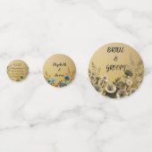 Hochzeitsfeiern mit glatter und leichter Blüte Konfetti (Rückseiten)