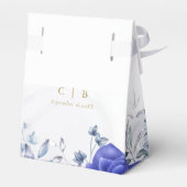 Hochzeitsfeiern mit Lila Gold Geschenkschachtel (Rückseite)