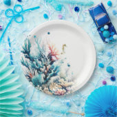 Hochzeitsfeiern mit Meeresschildkröten Pappteller (Party)