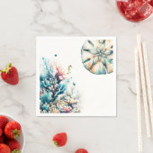 Hochzeitsfeiern mit Meeresschildkröten Serviette (Beispiel)