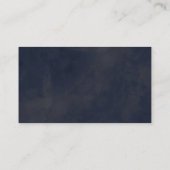 Hochzeitsfeiern mit Navy Blue & Rose Gold vorbehal Platzkarte (Rückseite)