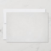 Hochzeitsfeiern mit Olivenbaum Einladung (Rückseite)