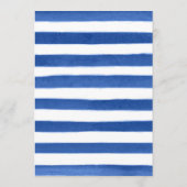 Hochzeitsfeiern mit Rot, Gelb und Blauen Blumen Menükarte (Rückseite)