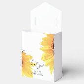 Hochzeitsfeiern mit Sonnenblumen Geschenkschachtel (Geöffnet)