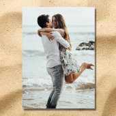 Hochzeitsfeiern mit tropischem Sonnenuntergang im Save The Date