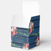 Hochzeitsfeiern mit Vintagem Rosenholz Geschenkschachtel (Geöffnet)