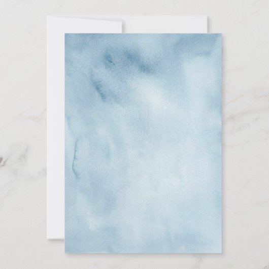 Hochzeitsfeiern mit weißer Blüte Einladung (Rückseite)