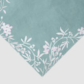 Hochzeitsfeiern mit weißer Blüte und Farbe Seidenpapier (Ausschnitt)