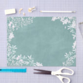 Hochzeitsfeiern mit weißer Blüte und Farbe Seidenpapier (Handwerk)