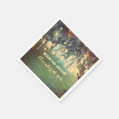 Hochzeitsfeiern mit Willow Tree Serviette (Ecke)