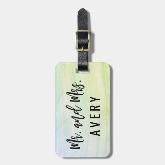 Hochzeitsfeiern Personalisierte Gepäckmarken Gepäckanhänger (Vorderseite vertikal)