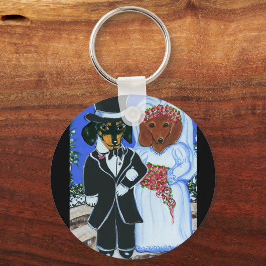 Hochzeitsfeiern Schlüsselanhänger (Vorderseite)