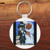 Hochzeitsfeiern Schlüsselanhänger (Vorderseite)