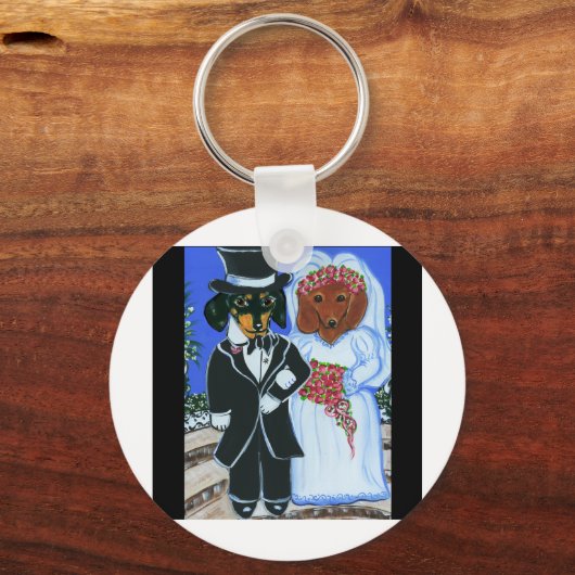 Hochzeitsfeiern Schlüsselanhänger (Vorderseite)