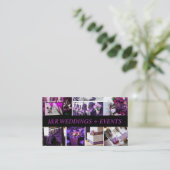 Hochzeitsfeiern, Veranstaltungen für Party-Planner Visitenkarte (Stehend Vorderseite)